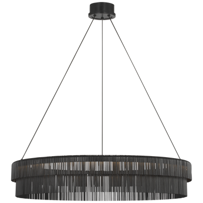 Differo 34" Layered Ring Chandelier