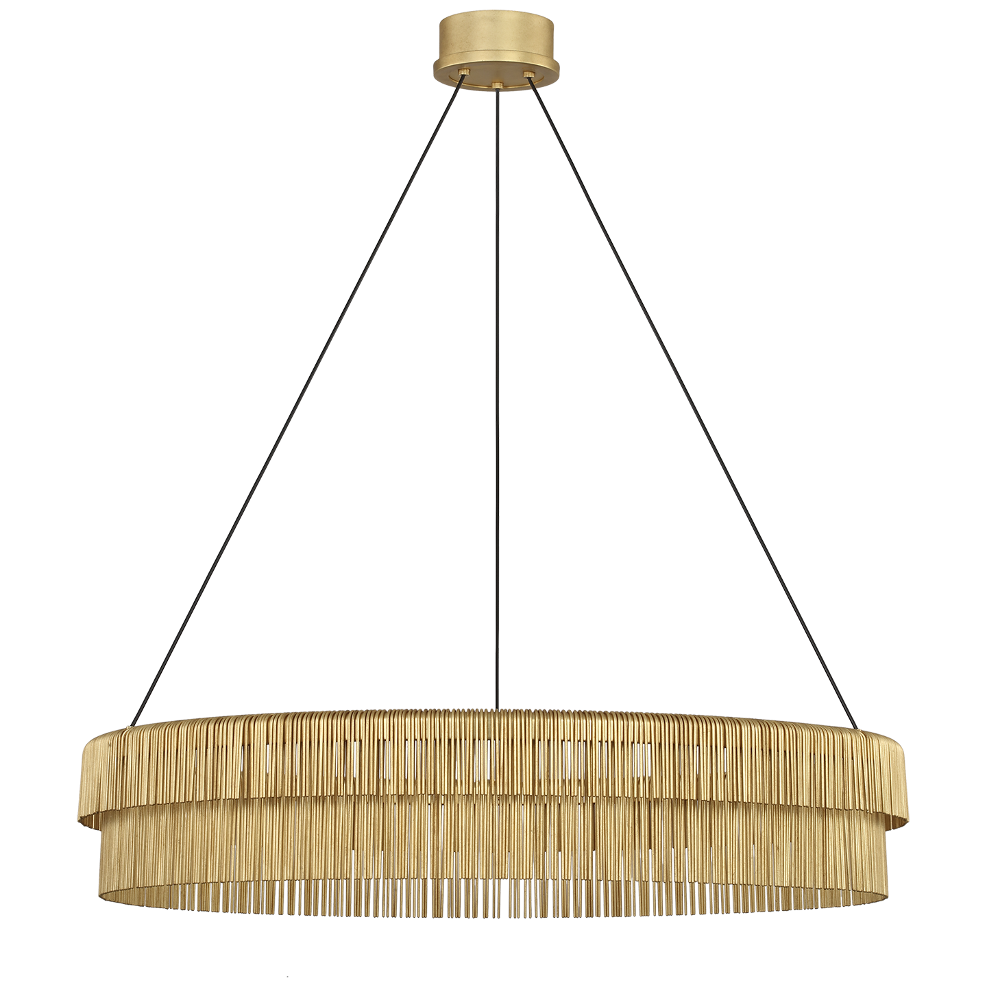 Differo 34" Layered Ring Chandelier