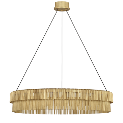 Differo 34" Layered Ring Chandelier