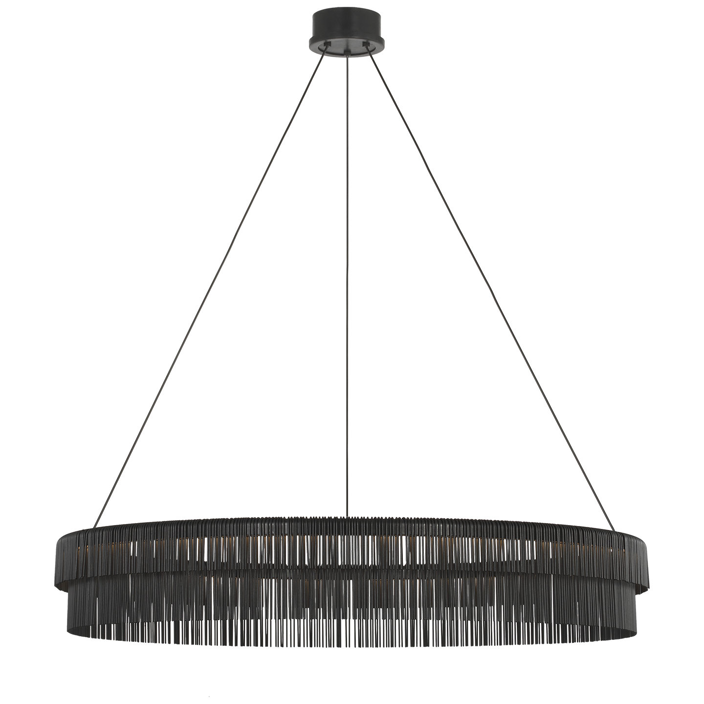 Differo 40" Layered Ring Chandelier