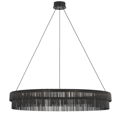 Differo 40" Layered Ring Chandelier