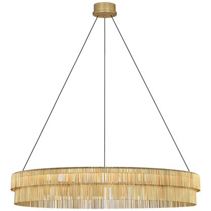 Differo 40" Layered Ring Chandelier