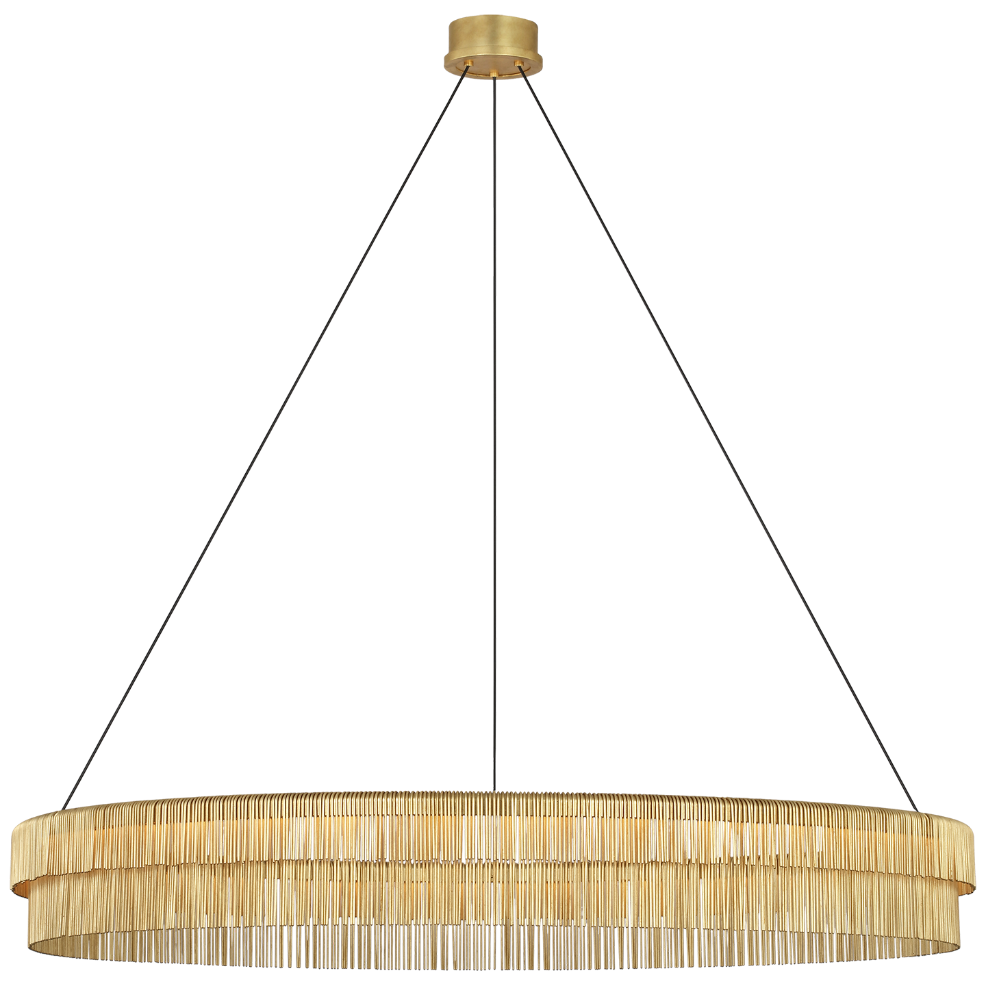 Differo 50" Layered Ring Chandelier