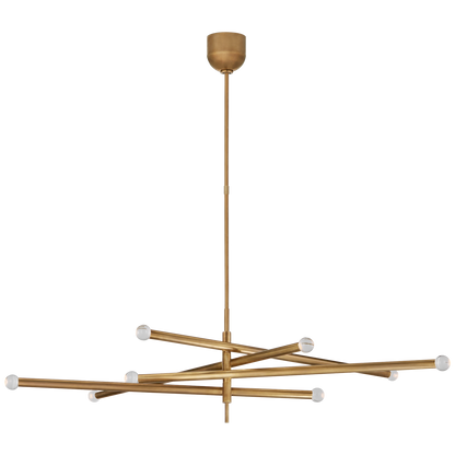 Rousseau Grande Eight Light Articulating Chandelier