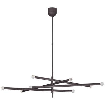Rousseau Grande Eight Light Articulating Chandelier