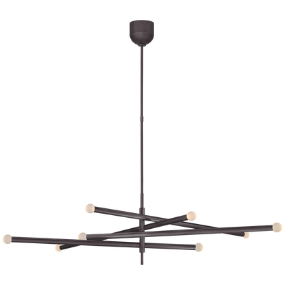 Rousseau Grande Eight Light Articulating Chandelier