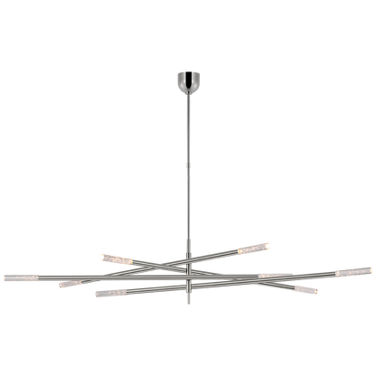 Rousseau Oversized Eight Light Articulating Chandelier