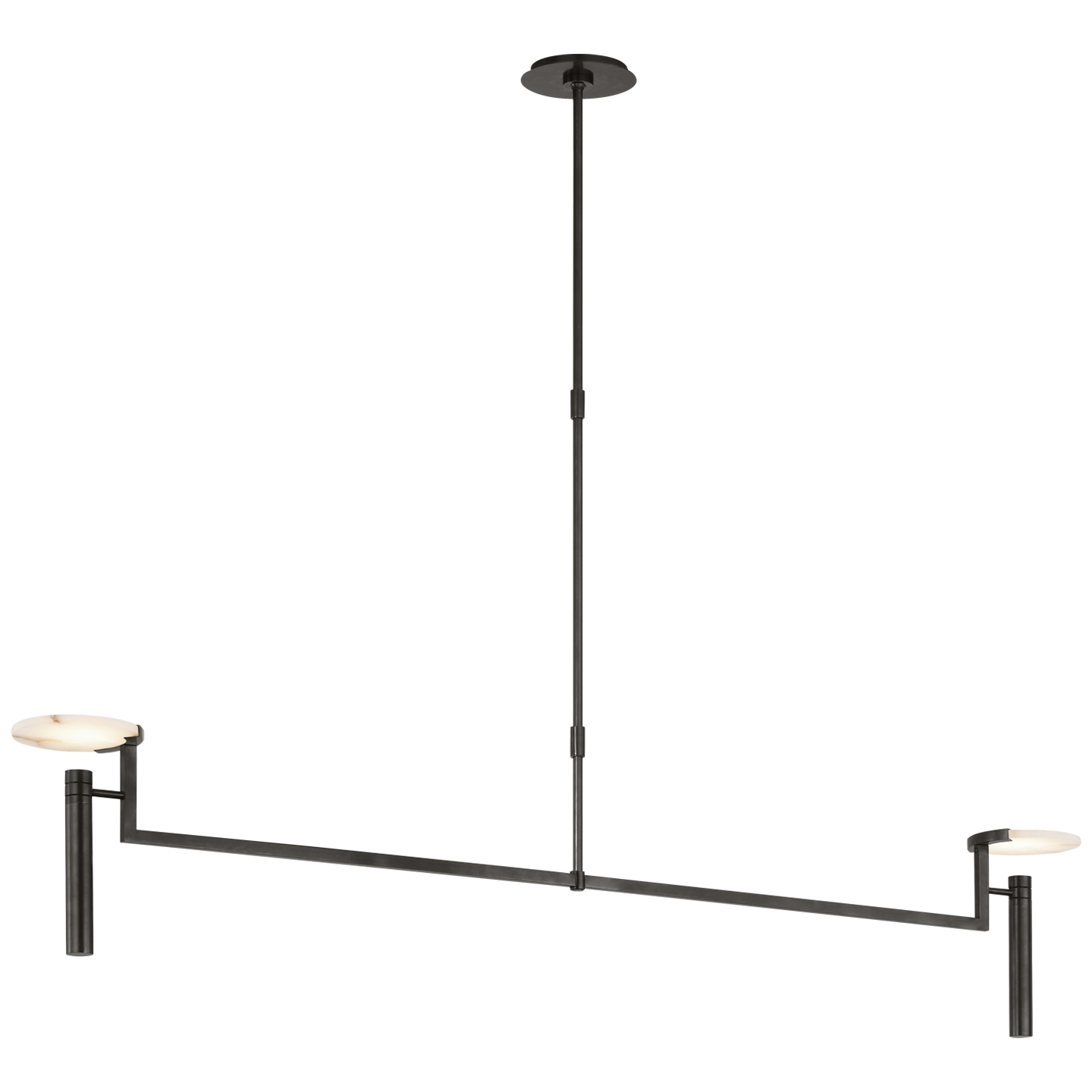 Melange Floating Disc Linear Chandelier