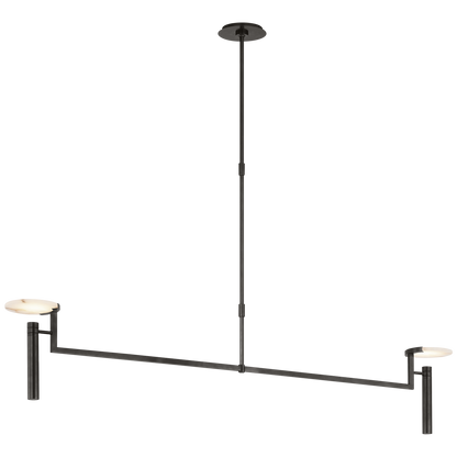 Melange Floating Disc Linear Chandelier