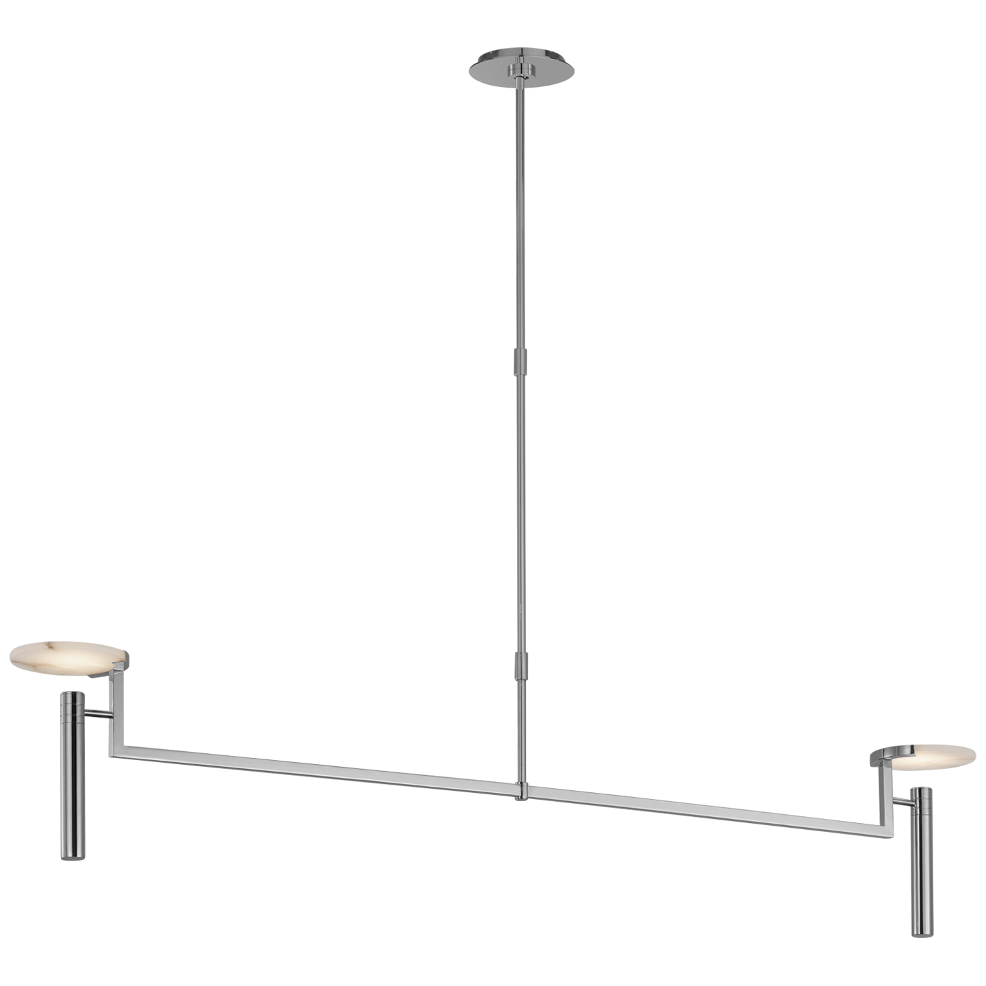 Melange Floating Disc Linear Chandelier