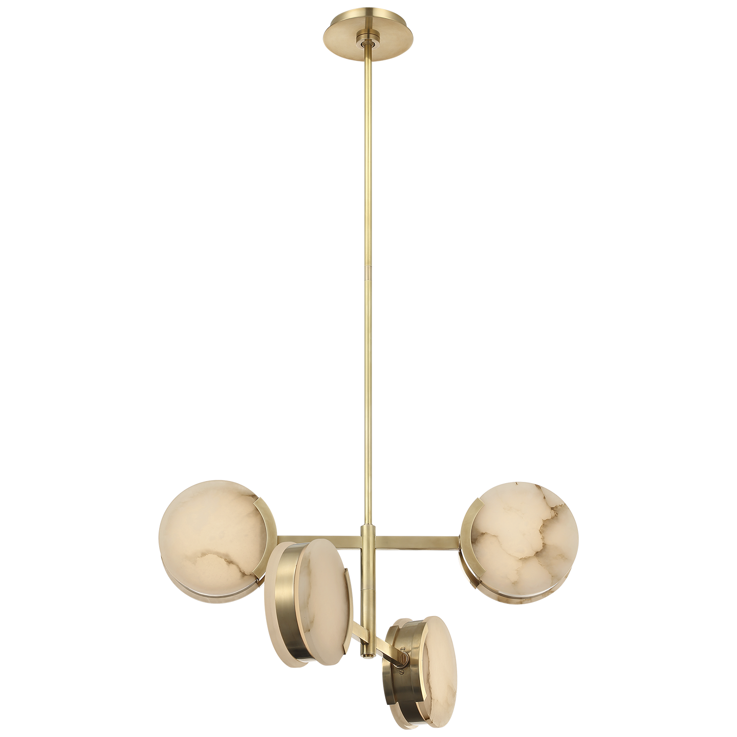 Melange 25" Multi-Positional Semi-Flush Chandelier
