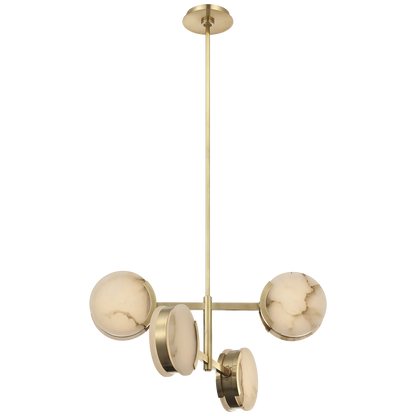Melange 25" Multi-Positional Semi-Flush Chandelier