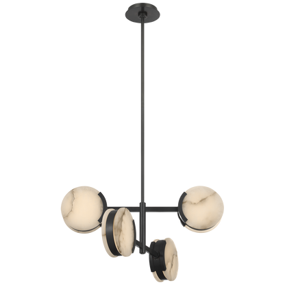 Melange 25" Multi-Positional Semi-Flush Chandelier