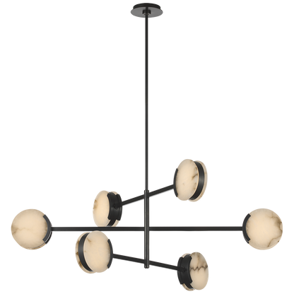 Melange 48" Multi-Positional Chandelier