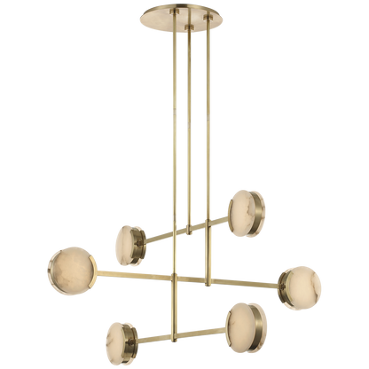 Melange 54" Multi-Positional Chandelier