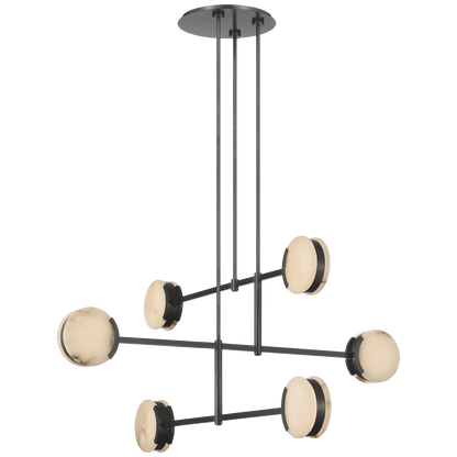 Melange 54" Multi-Positional Chandelier