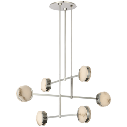 Melange 54" Multi-Positional Chandelier