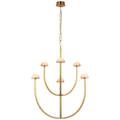 Pedra Large Two-Tier Chandelier