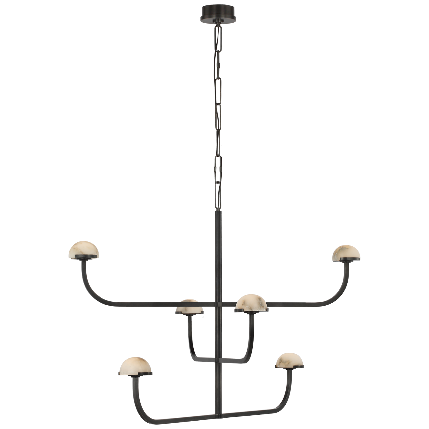 Pedra Three Tier Shallow Chandelier