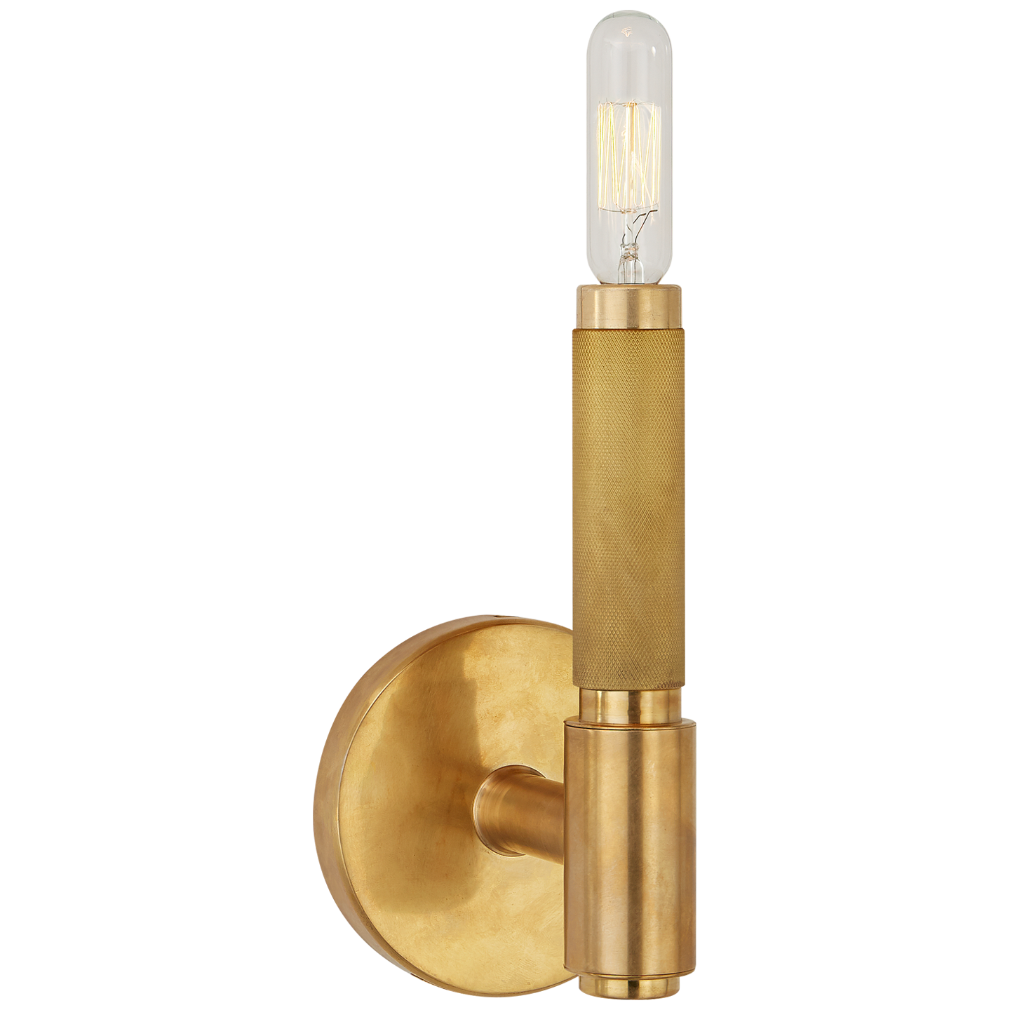 Barrett Small Single Knurled Sconce