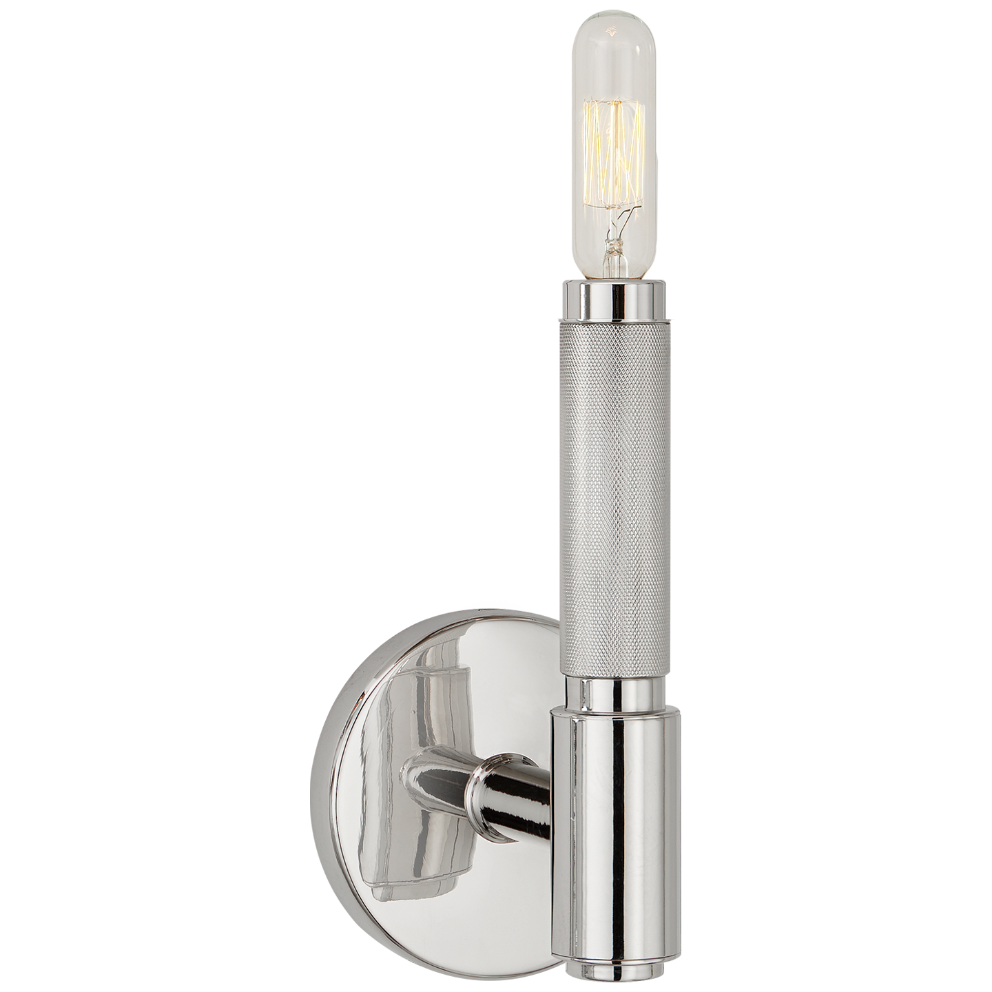 Barrett Small Single Knurled Sconce
