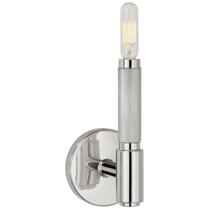 Barrett Small Single Knurled Sconce