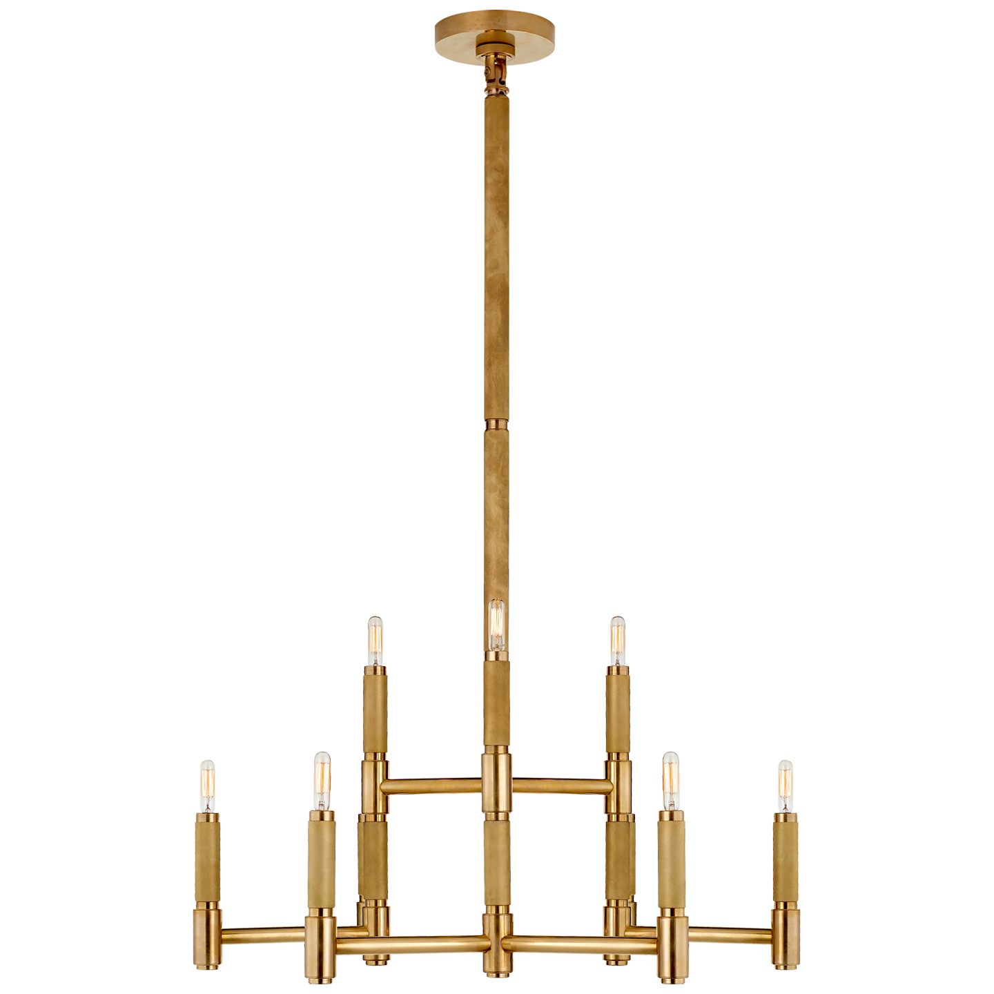 Barrett Medium Knurled Chandelier