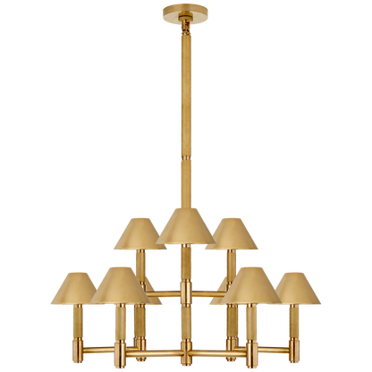Barrett Medium Knurled Chandelier