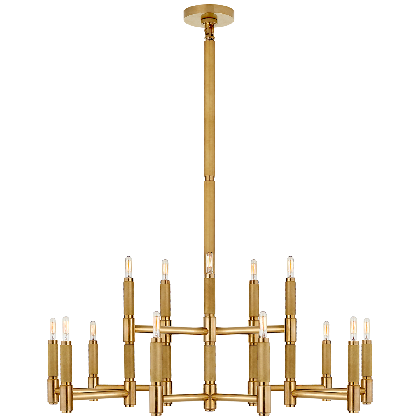 Barrett Large Knurled Chandelier