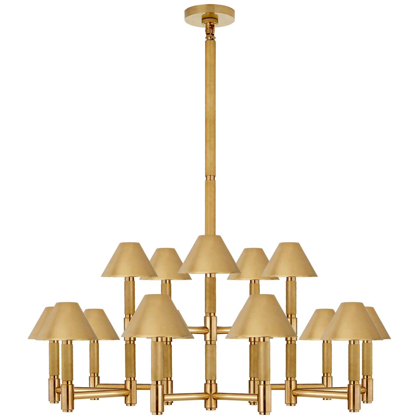 Barrett Large Knurled Chandelier