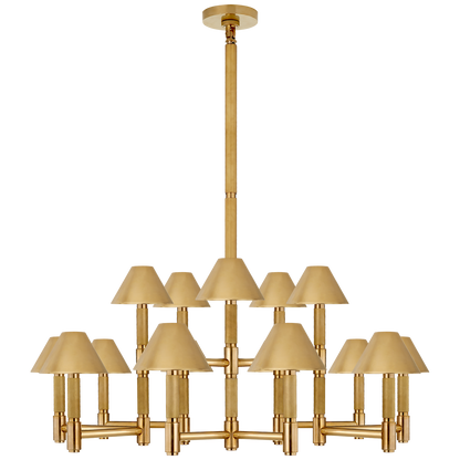 Barrett Large Knurled Chandelier