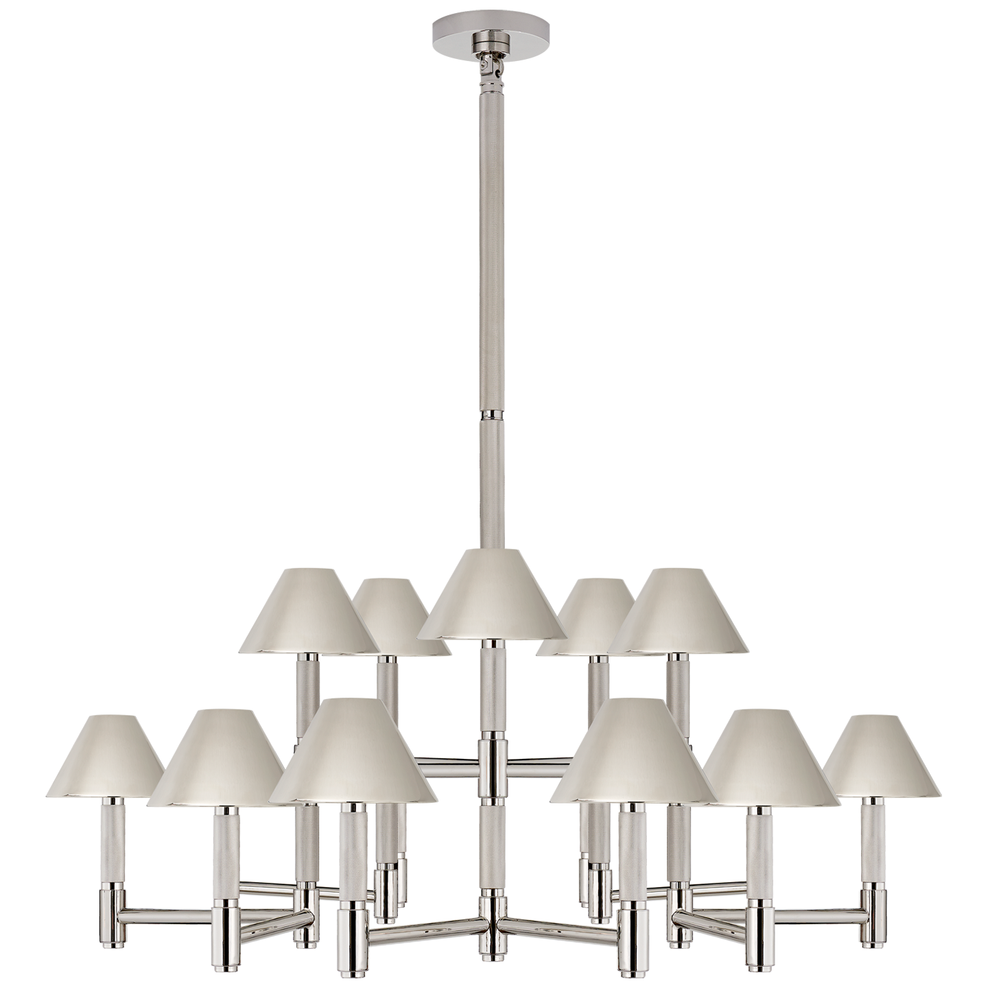 Barrett Large Knurled Chandelier