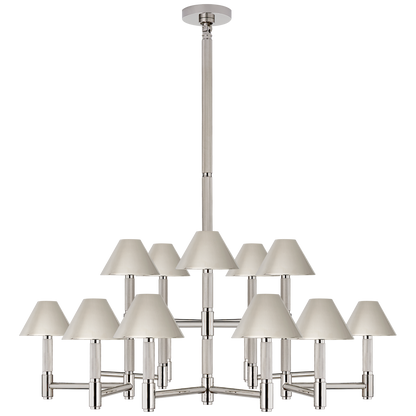 Barrett Large Knurled Chandelier