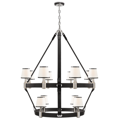 Riley Large Two Tier Chandelier