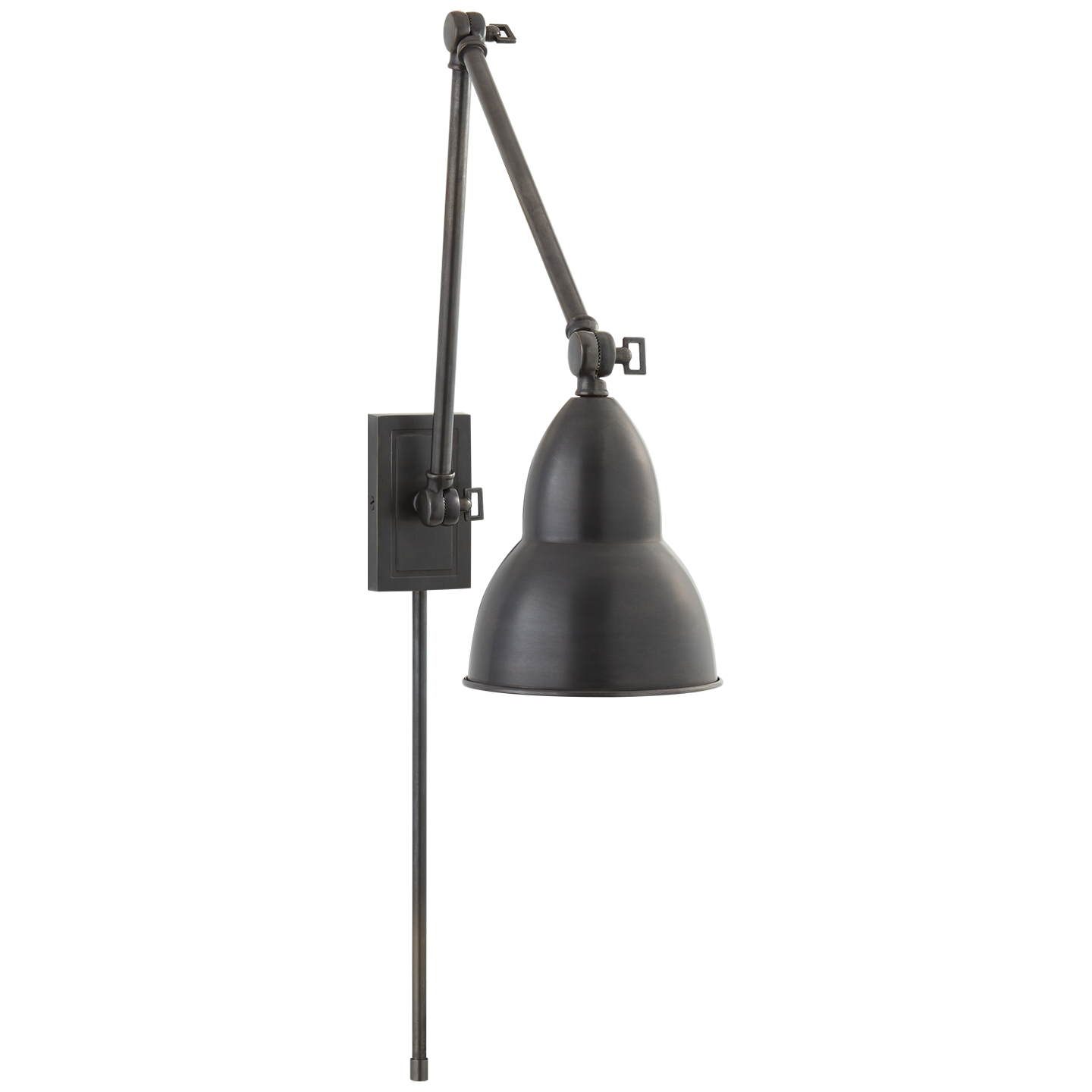 French Library Double Arm Wall Lamp