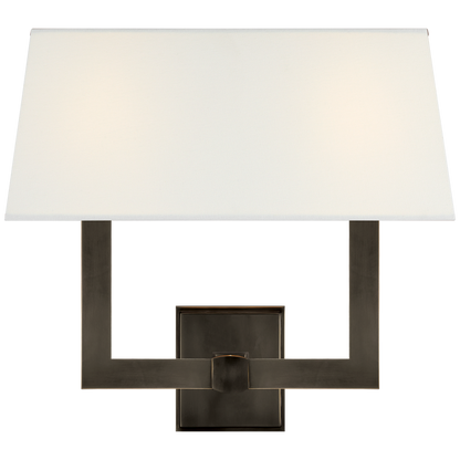 Square Tube Double Sconce