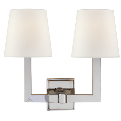 Square Tube Double Sconce
