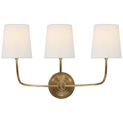 Vendome Triple Sconce