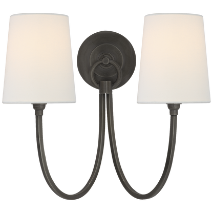 Reed Double Sconce