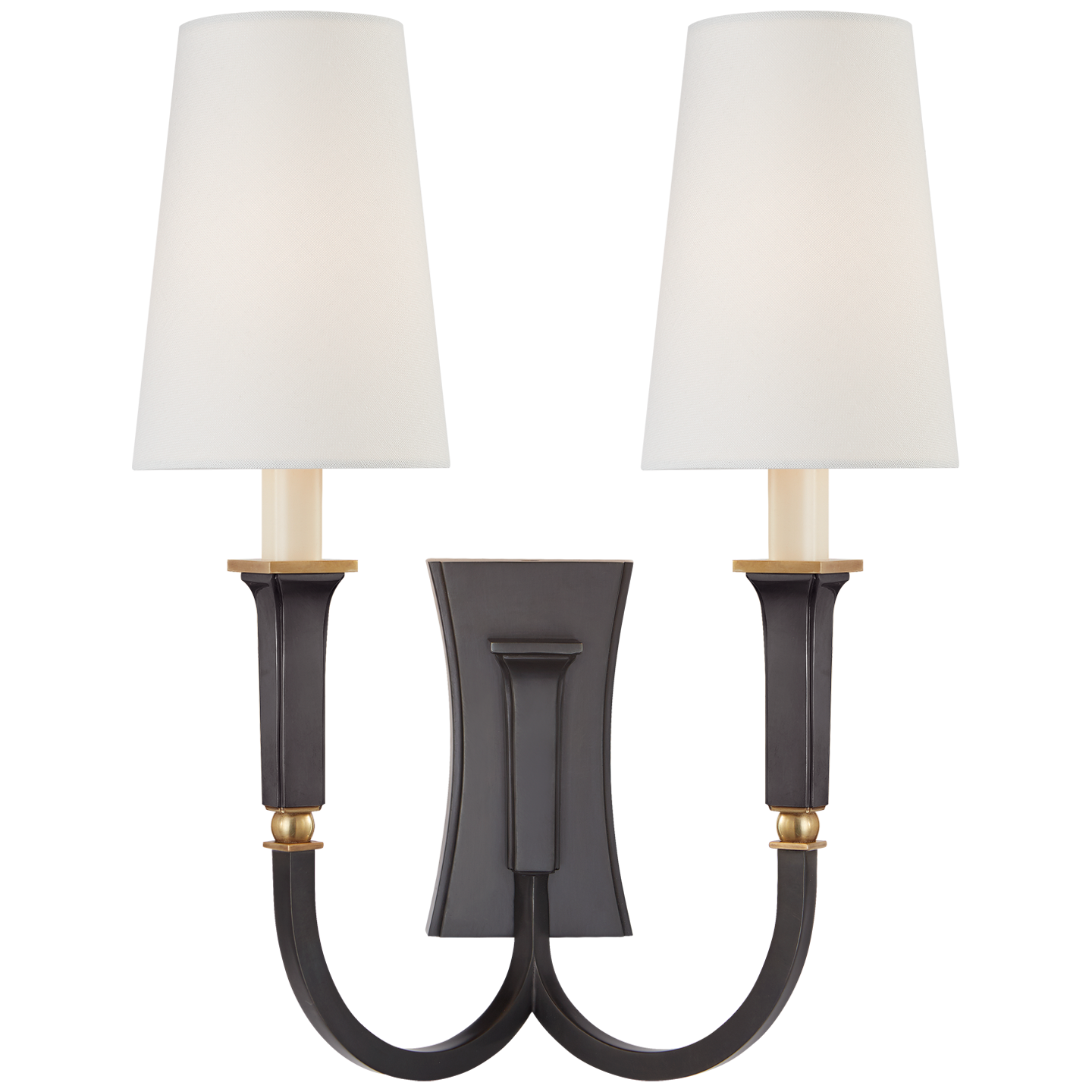 Delphia Large Double Arm Sconce