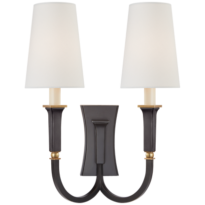 Delphia Large Double Arm Sconce
