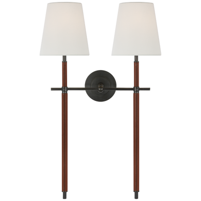 Bryant Large Wrapped Double Tail Sconce