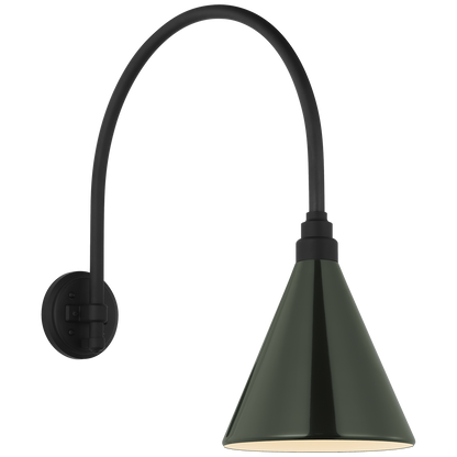 Academy 19.5" Arched Mack Barn Light