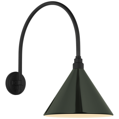 Academy 19.5" Arched Mack Barn Light