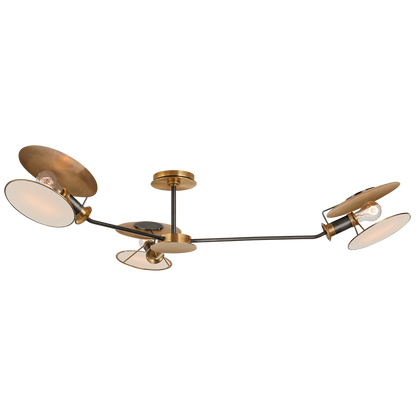 Osiris Asymmetric Semi-Flush Mount