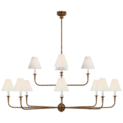 Piaf Grande Two-Tier Chandelier