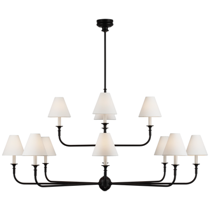 Piaf Grande Two-Tier Chandelier