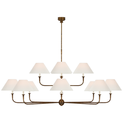 Piaf Oversized Two Tier Chandelier