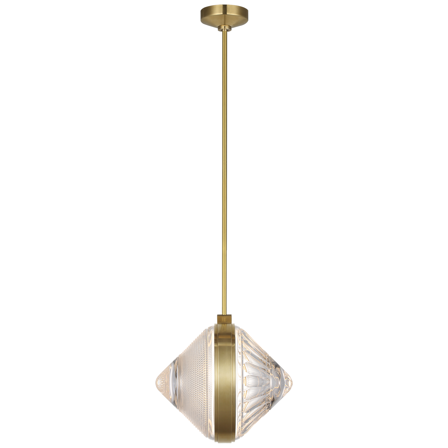 Copper Coast 15" Karo and Olive Cut Pendant
