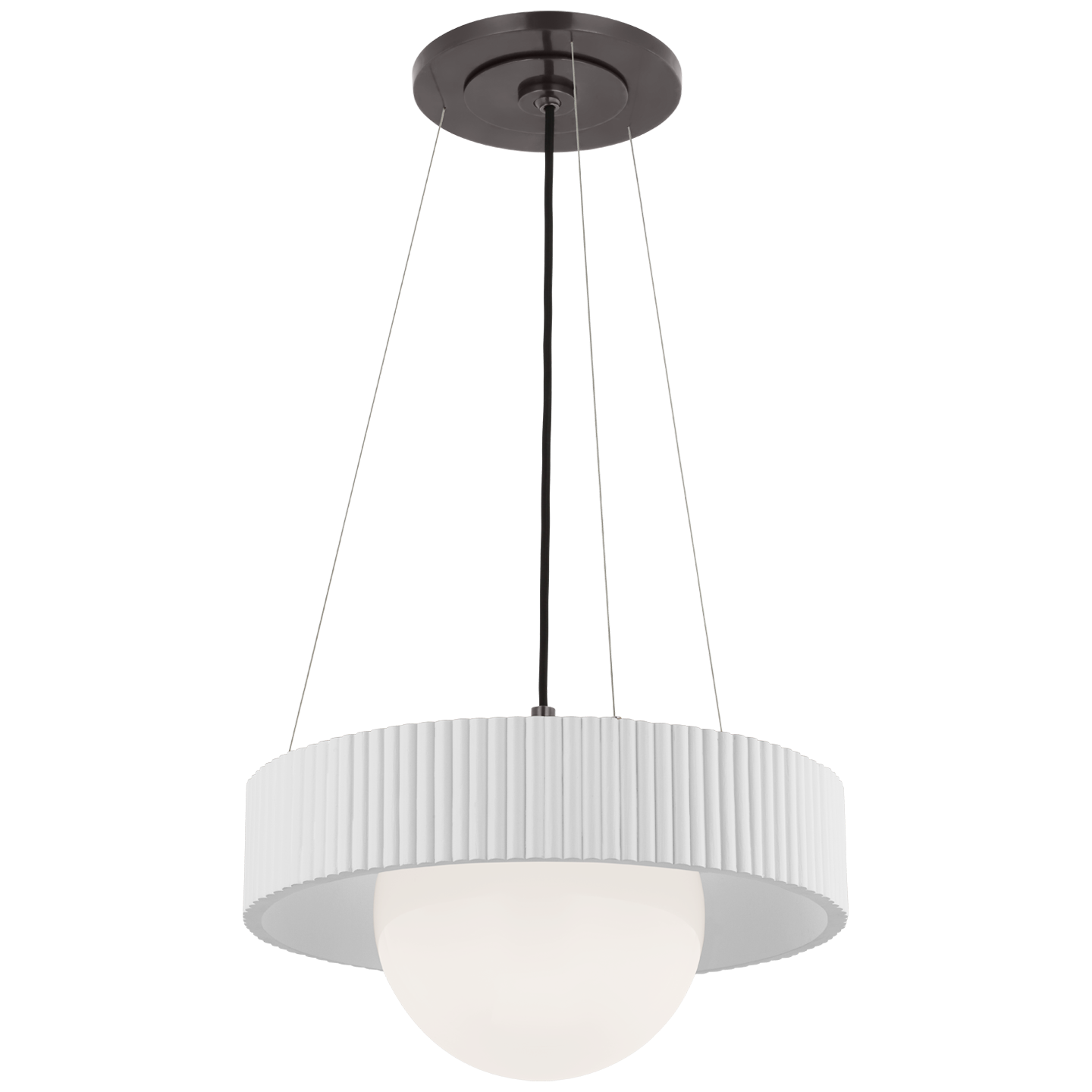 Arena 18" Ring and Globe Chandelier